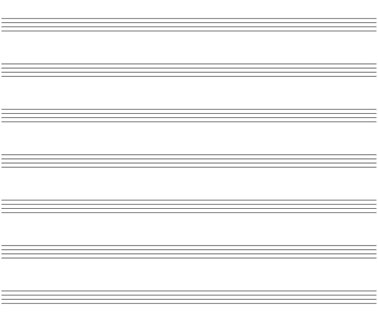 Preview of Four-string tablature worksheet