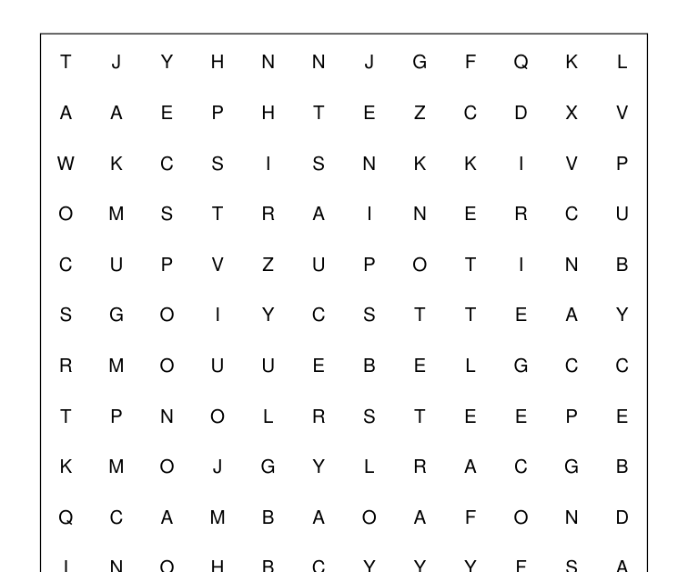 Preview of Tea cupboard word-search packet