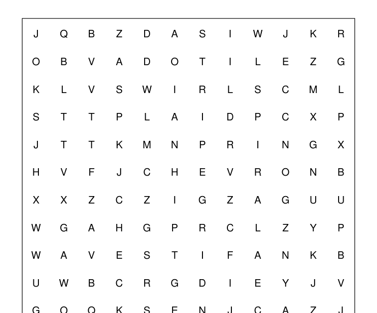 Preview of Pattern words word-search packet