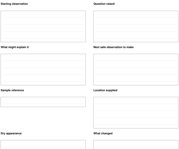 Preview of Soil texture observation - question and follow-up