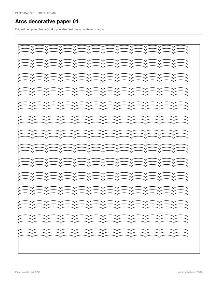 Preview of Arcs decorative papers