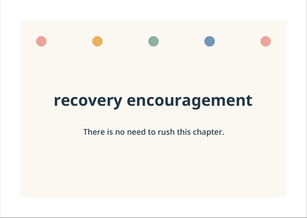 Preview of Recovery encouragement geometric greeting card