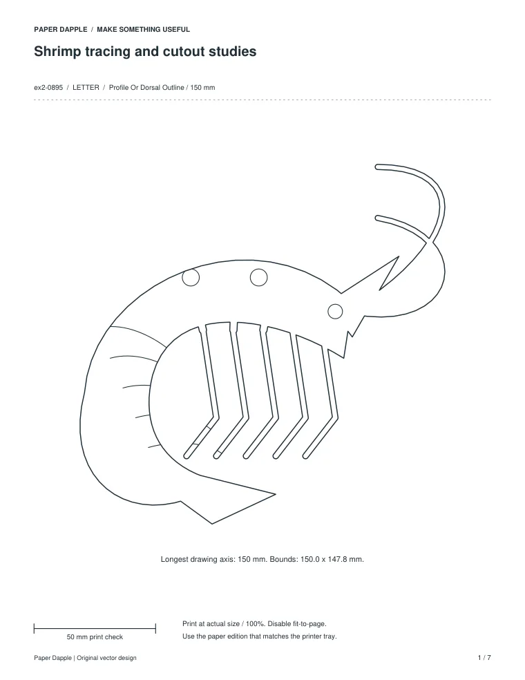 Preview of Shrimp tracing and cutout studies