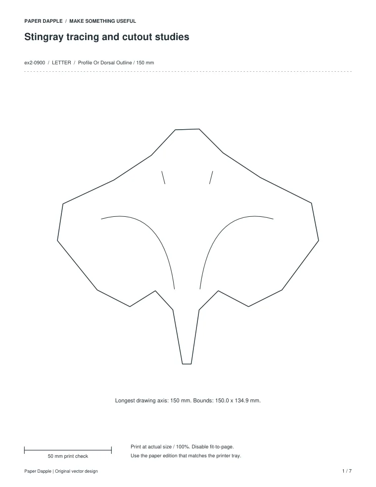 Preview of Stingray tracing and cutout studies