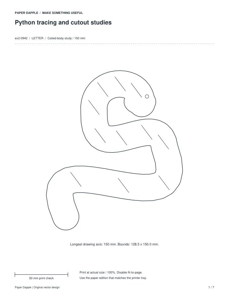 Preview of Python tracing and cutout studies