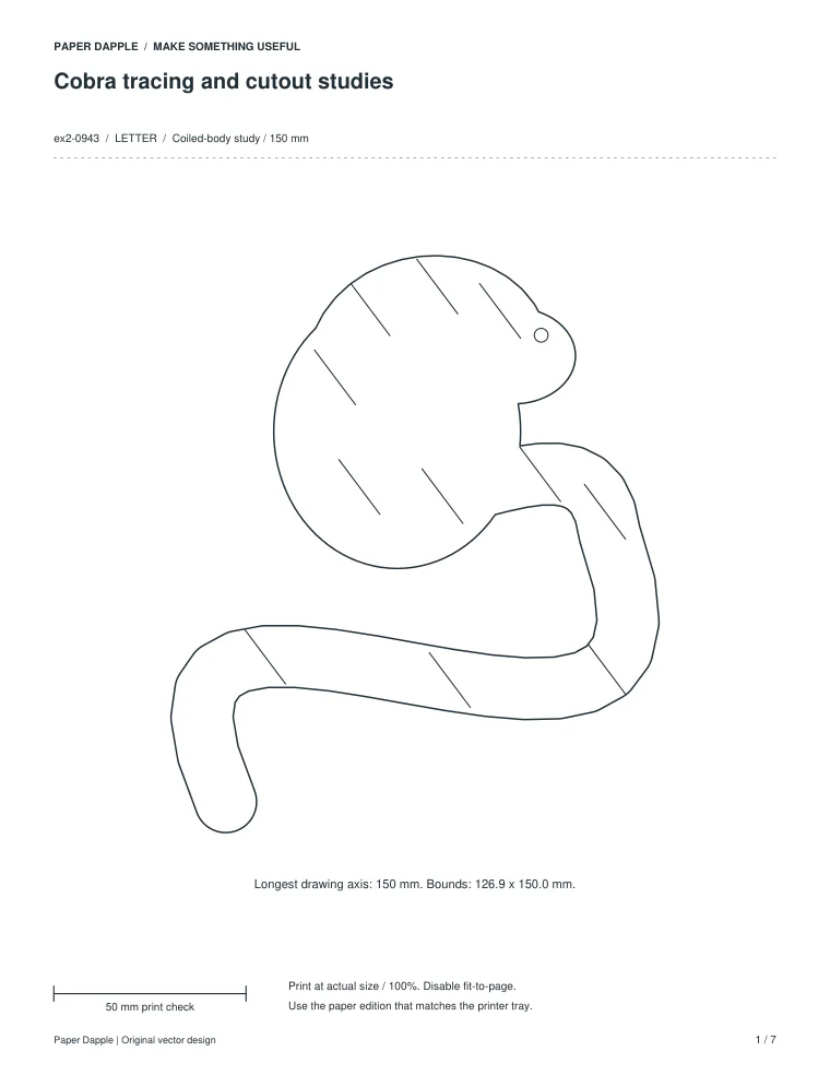 Preview of Cobra tracing and cutout studies