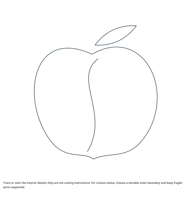 Preview of Peach craft drawing