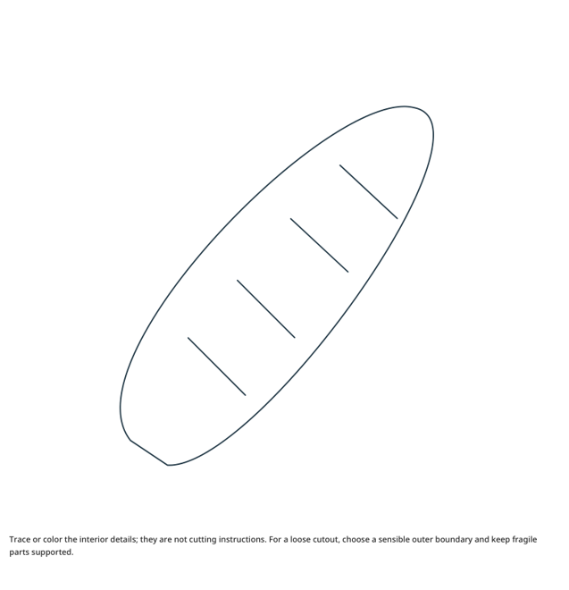 Preview of Baguette craft drawing