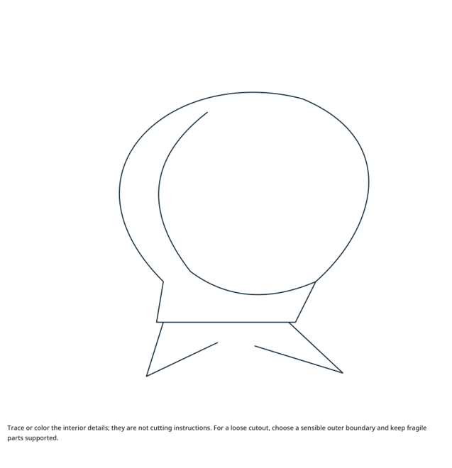 Preview of Bonnet craft drawing