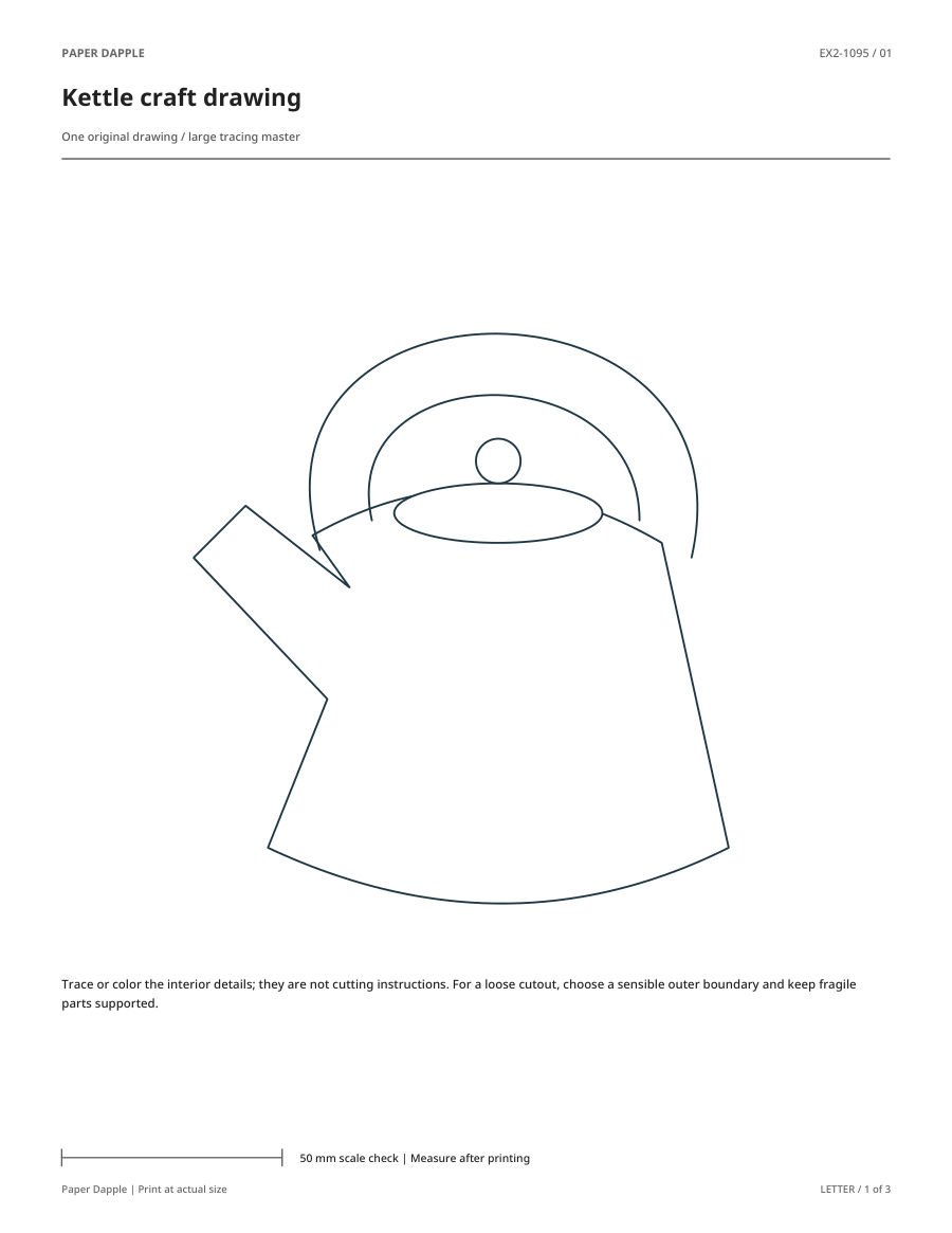Preview of Kettle craft drawing