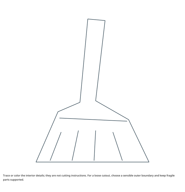 Preview of Broom craft drawing