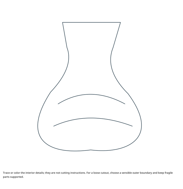 Preview of Vase craft drawing