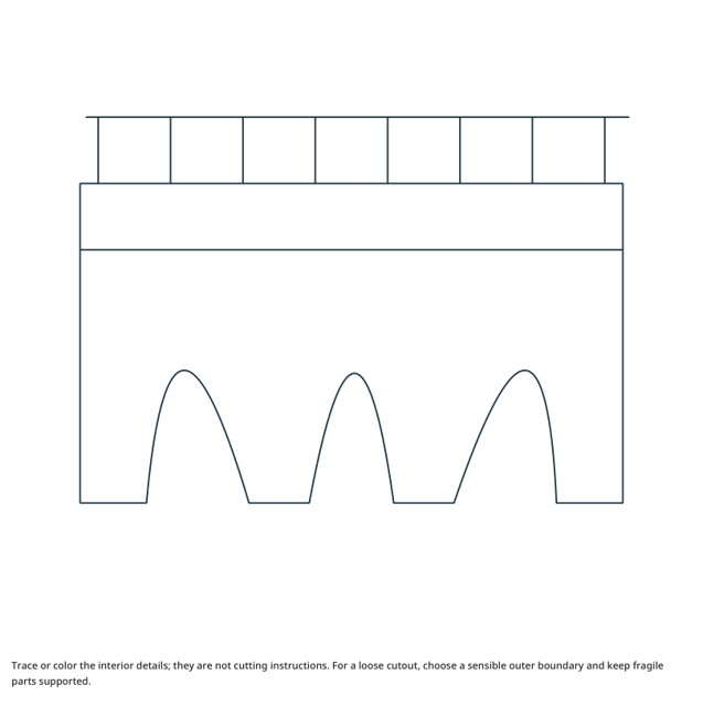 Preview of Bridge craft drawing