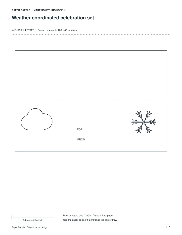 Preview of Weather coordinated celebration set