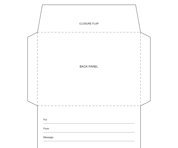 Preview of Photo gift envelope