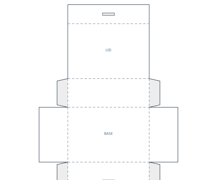 Preview of Ribbon-closure hinged box