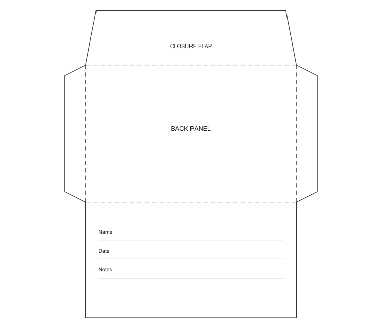 Preview of Tooth keepsake paper envelope