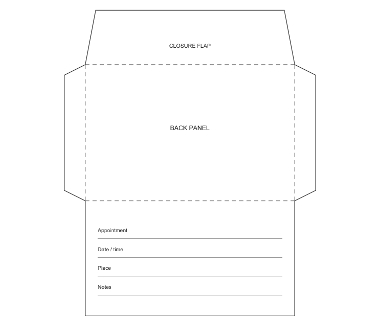 Preview of Appointment-card wallet
