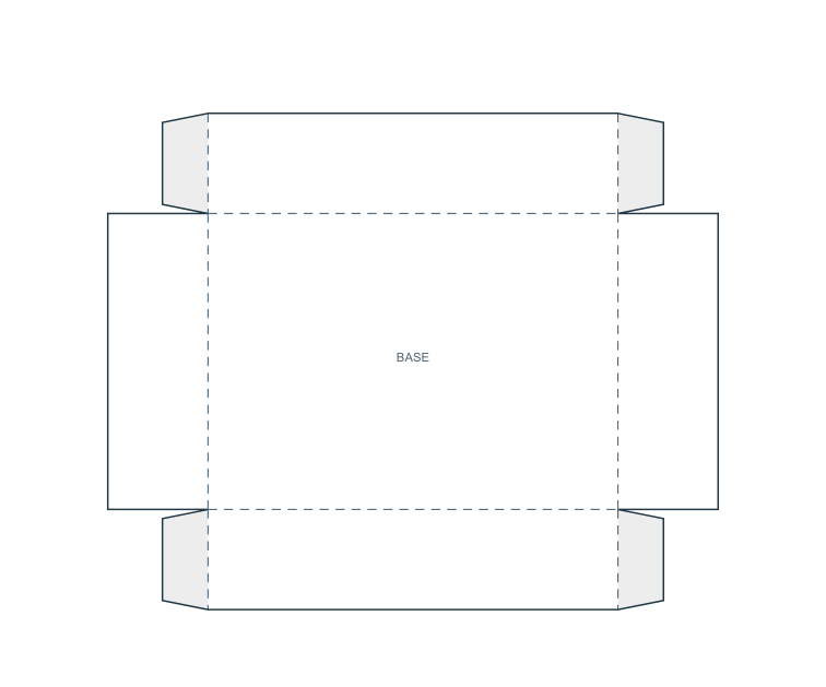 Preview of Divided gift basket insert