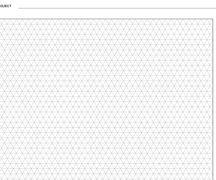 Preview of Isometric miniature planning grid