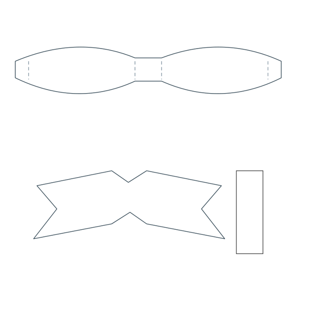 Preview of Layered two-loop paper bow