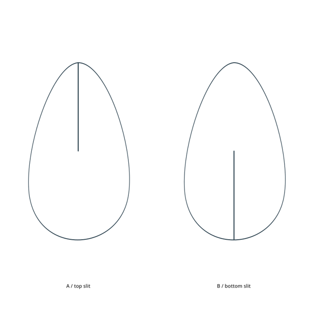 Preview of Slotted paper egg