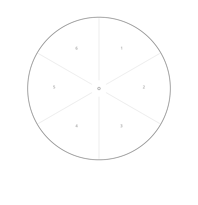 Preview of Rotating message-reveal wheel