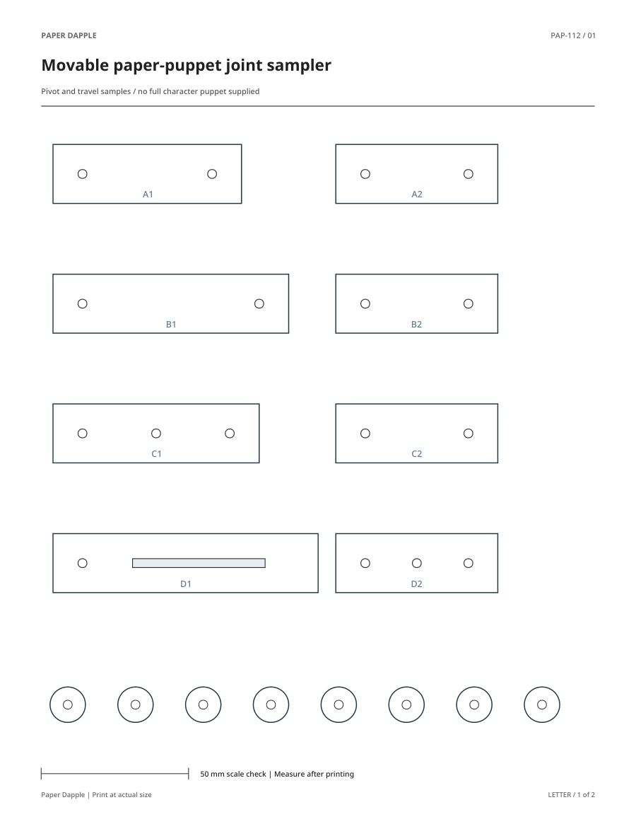 Preview of Movable paper-puppet joint sampler