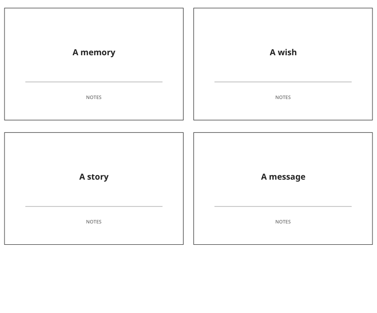 Preview of Guest message cards