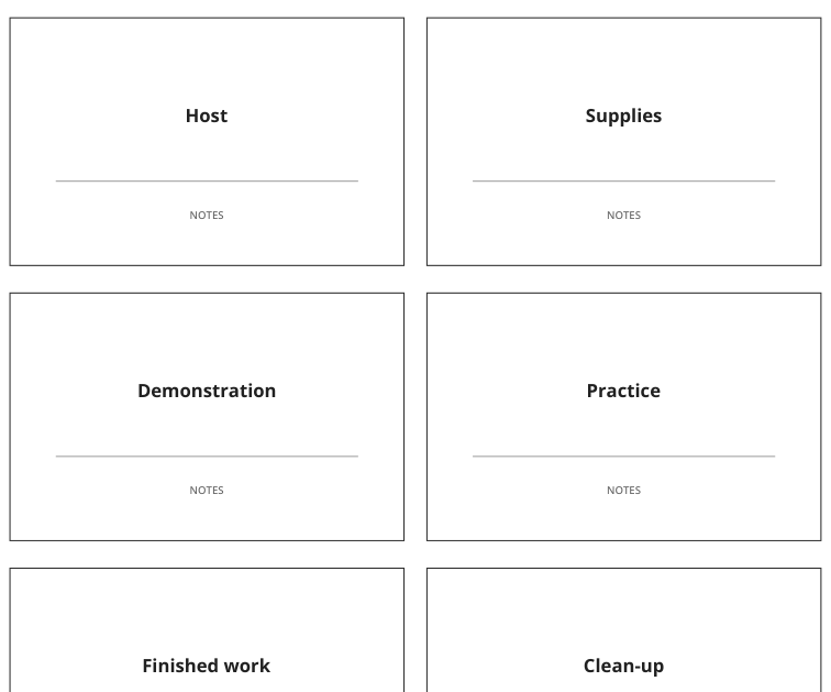 Preview of Workshop table role cards
