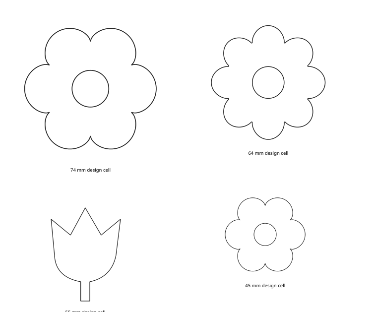 Preview of Flower shape collection