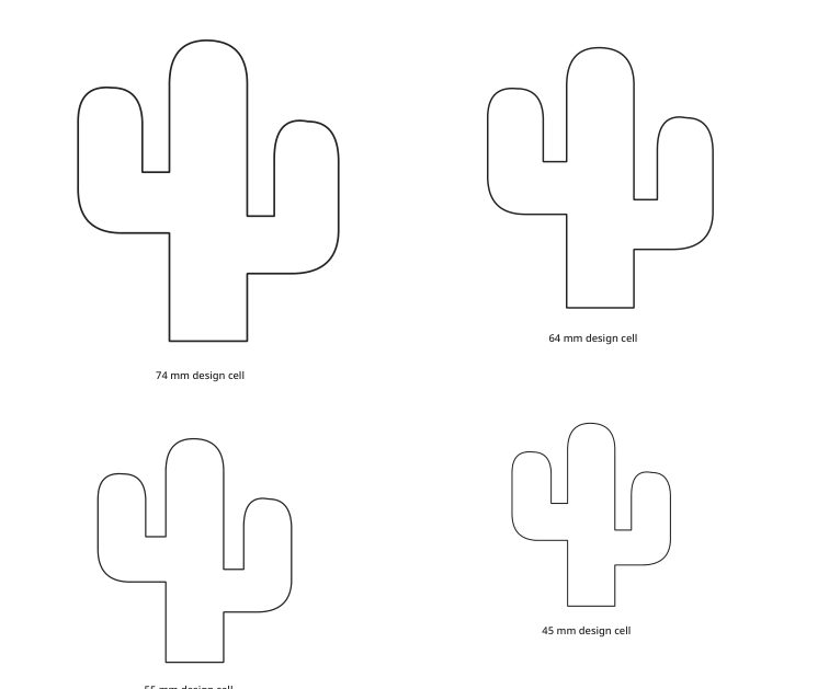 Preview of Cactus silhouette collection