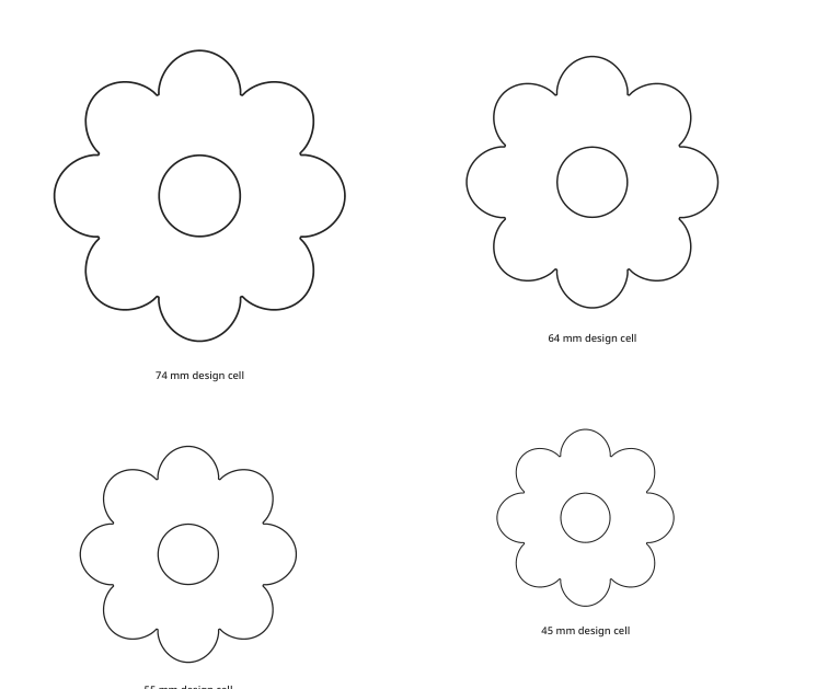 Preview of Daffodil flower cutouts