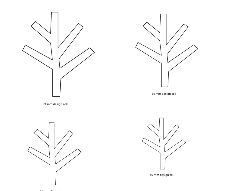 Preview of Bare branch silhouette collection