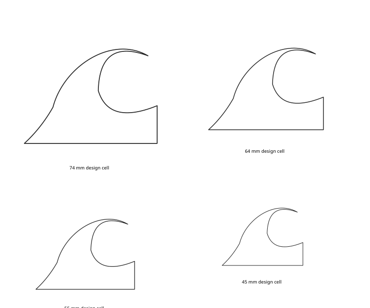 Preview of Ocean wave cutouts