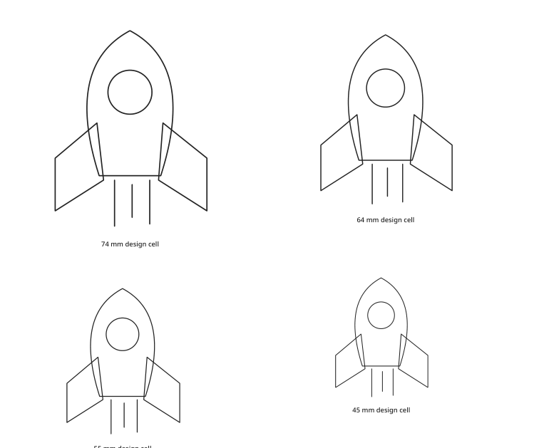 Preview of Rocket outline collection