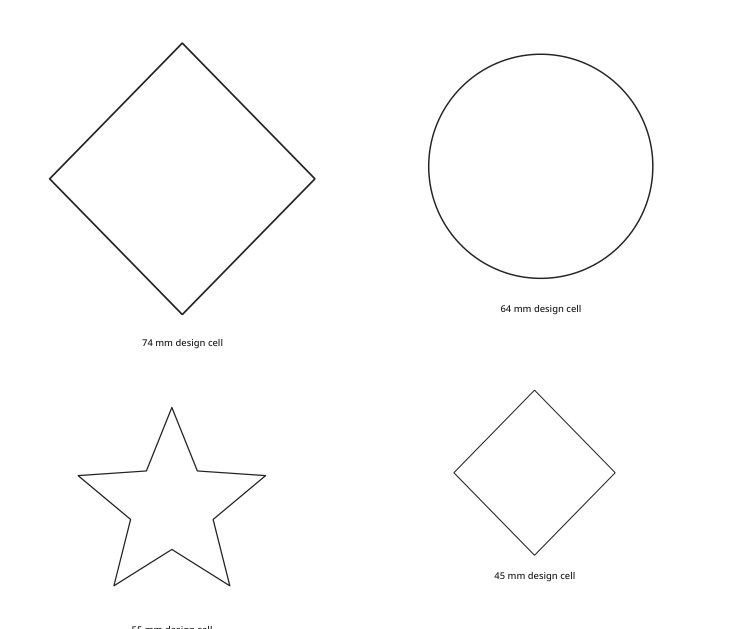 Preview of Confetti shape collection