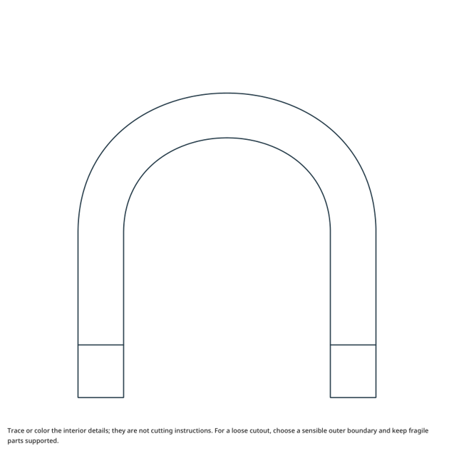 Preview of Wedding arch craft drawing