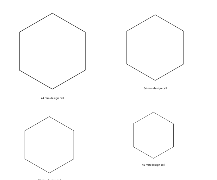 Preview of Hexagon cutout collection