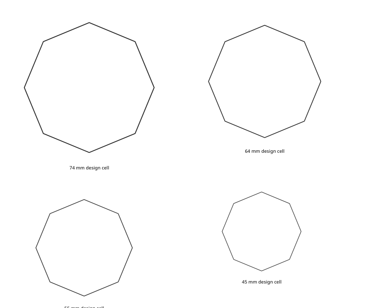 Preview of Octagon cutout collection