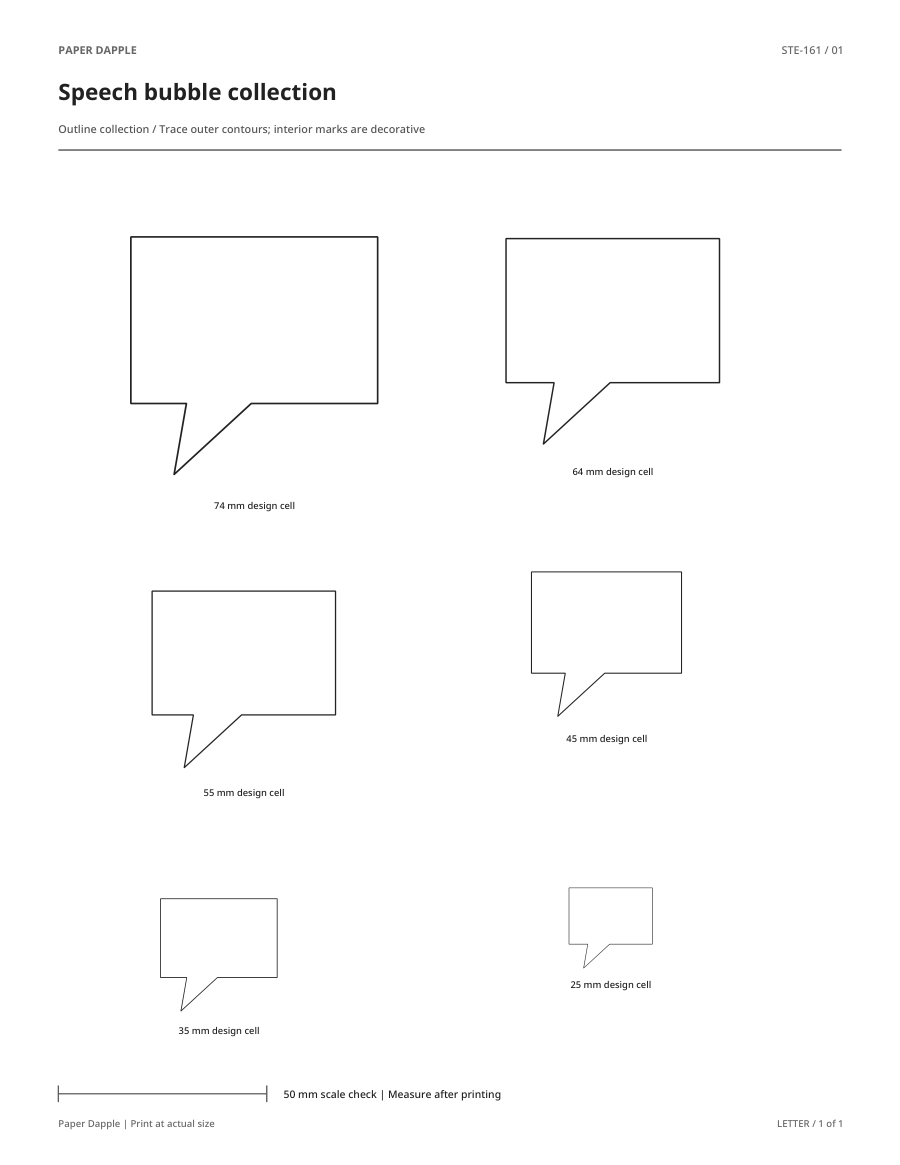Preview of Speech bubble collection
