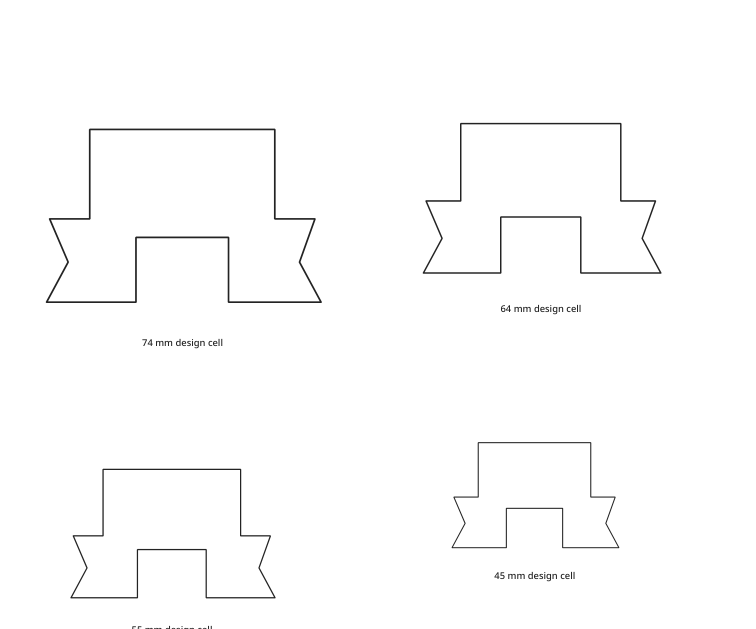 Preview of Banner ribbon outline collection