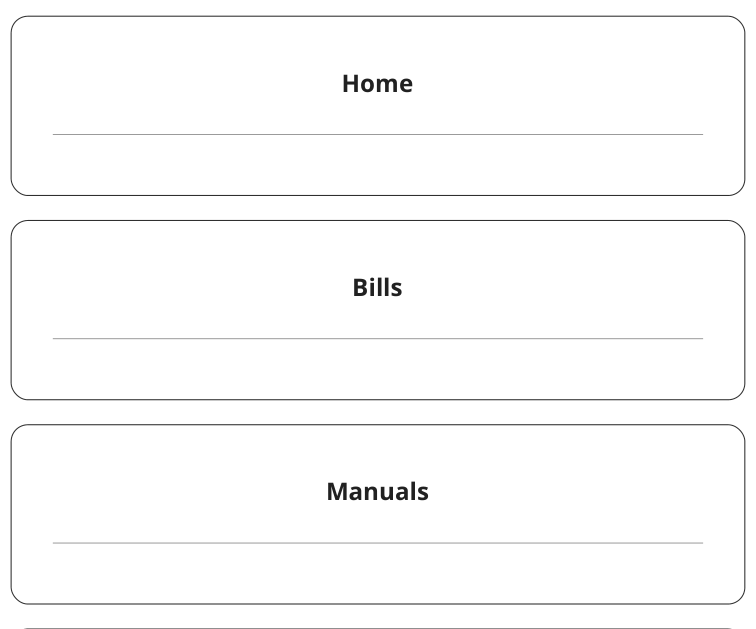 Preview of Large-write document category labels